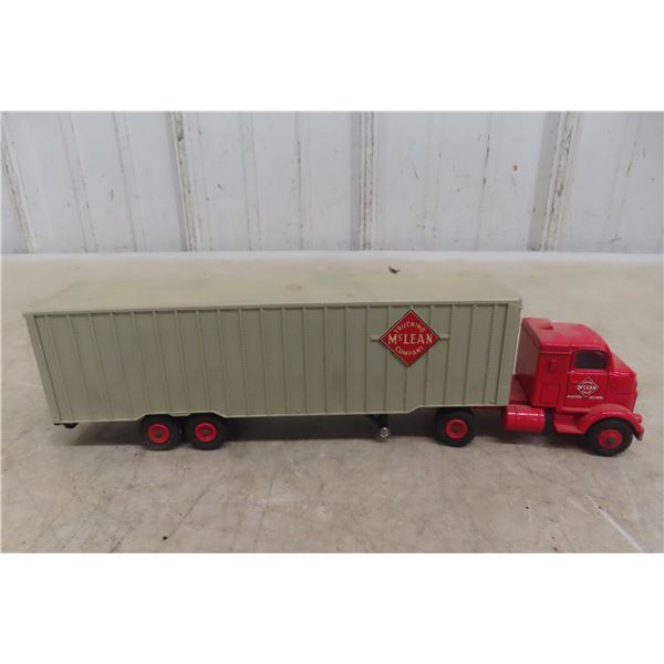 Dinky Super Toy McLean Company Truck and Trailer 11 1/2'' Long 