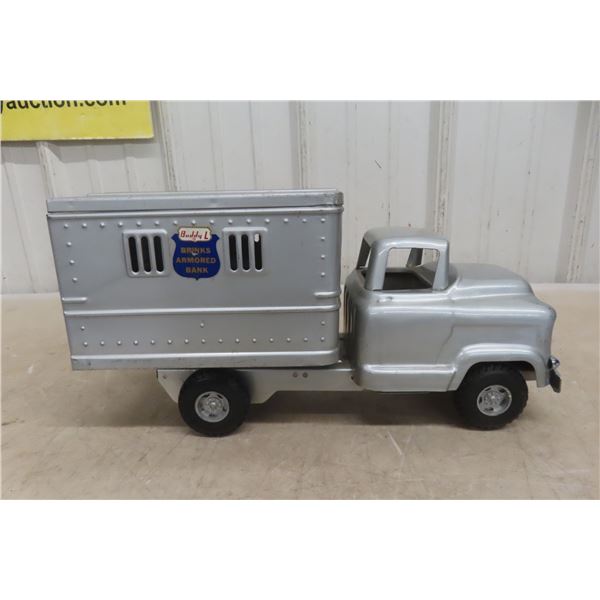 1950s Buddy L Brinks Armored Bank GMC Pressed Metal Truck with