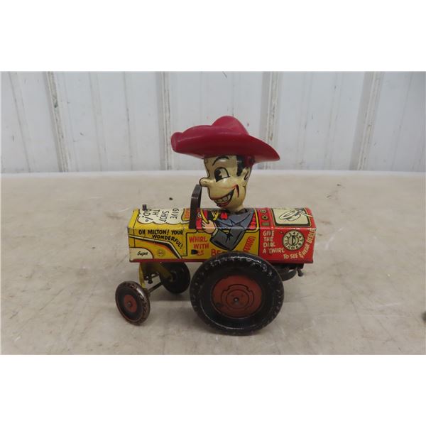 1950s Marx Milton Berle Whoopee Crazy Car Tin Litho Wind 