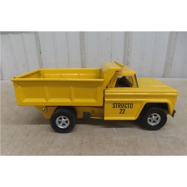 Structo 22 Dump Truck Pressed Metal, Late 1960s/Early 