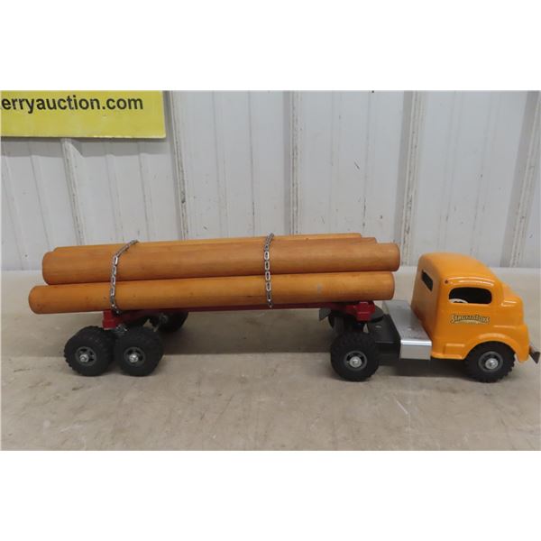 Structo Logging Wood Hauler Pressed Metal, They Were Made