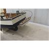 Image 9 : Vintage Wood Sculptured Fishing Boat Display 31'' 