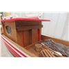 Image 7 : Wood Boat Model Display 21'' Long 