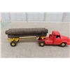 Image 5 : Dinky Super #36 Truk with Log Trailer 8'' Long 
