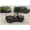 Image 10 : 9 Dinky Military Trucks, Tanks and Jeeps.