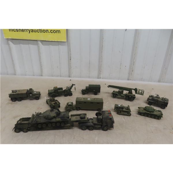 10 Military Trucks, Tanks & Others: Meccano, Lesney, 