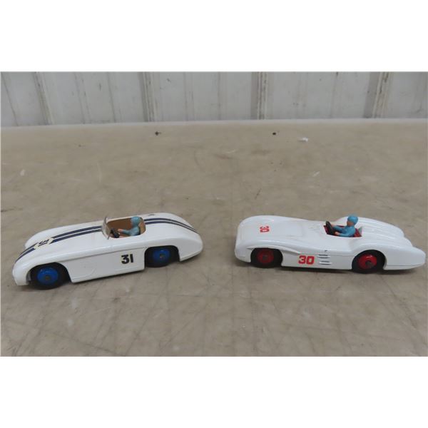 2 Dinky Race Cars: Mercedes Benz #237 , Cunningham C 