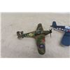 Image 3 : Two Replica Die-Cast Airplanes, Approx. 8" Long, 10" Wingspan Each