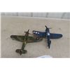 Image 4 : Two Replica Die-Cast Airplanes, Approx. 8" Long, 10" Wingspan Each