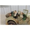 Image 11 : Guillermo Forchino "Military Patrol" Comic Art Sculpture, Hand-Painted Polyresin, 14" Long, Limited