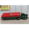 Image 1 : Minnitoy BA Pressed-Metal Tanker Truck, 1940s–50s, 20" Long; Truck Professionally Restored,