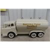 Image 1 : NyLint Ford Cabover Sheffield Farms Pressed-Metal Milk Truck, 1950s–60s, 15" Long