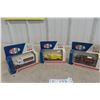 Image 1 : Three American Highways Legends 1/64 Die-Cast Trucks In Packages