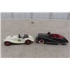 Image 1 : Two Dinky Cars: MG Midget #108 (3" Long) and Austin Atlantic (3 1/8" Long)