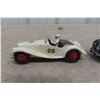Image 3 : Two Dinky Cars: MG Midget #108 (3" Long) and Austin Atlantic (3 1/8" Long)