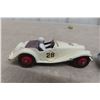 Image 6 : Two Dinky Cars: MG Midget #108 (3" Long) and Austin Atlantic (3 1/8" Long)