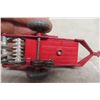 Image 13 : Three Dinky Farm Implements: Case Tractor #301 (3"), MH Manure Spreader (4 1/2"), and Farm Trailer
