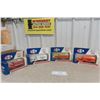 Image 1 : Four American Highway Legends 1/64 Die-Cast Trucks, Trailers & Advertising Pieces, All in Packages