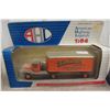 Image 3 : Four American Highway Legends 1/64 Die-Cast Trucks, Trailers & Advertising Pieces, All in Packages