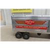Image 4 : Wyandotte Grey Van Lines De Luxe Pressed-Metal Dodge Moving Truck & Trailer, 1950s, 25" Long