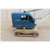 Image 2 : Gama Pressed-Metal Toy Crane, 1950s, 5" Machine, 11" Boom