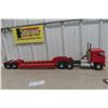 Image 1 : Smith-Miller Kenworth C/O Flatbed Lowboy Trailer Die-Cast Model, 41" Long