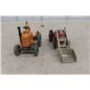 Image 4 : Dinky Tractor #301 (3" Long) and Corgi Tractor & Loader (5" Long)