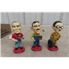 Image 1 : Three Pep Boys Wobble-Head Figures, 4 1/2" Tall