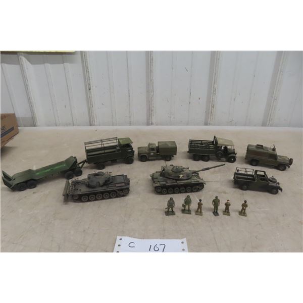 Eight Military Corgi Vehicles