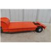 Image 9 : Smith-Miller Toy, GMC Truck with Lowboy Trailer, Pressed Metal, Restored, 26" Long