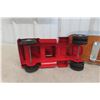 Image 15 : Tonka Pressed-Metal Truck & Grain Trailer, 1950s, 23" Long