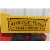 Image 11 : Minnitoy Fuel & Coal Dump Truck, Pressed Metal, 1950s, 17" Long