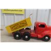 Image 4 : Minnitoy Fuel & Coal Dump Truck, Pressed Metal, 1950s, 17" Long