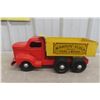 Image 8 : Minnitoy Fuel & Coal Dump Truck, Pressed Metal, 1950s, 17" Long