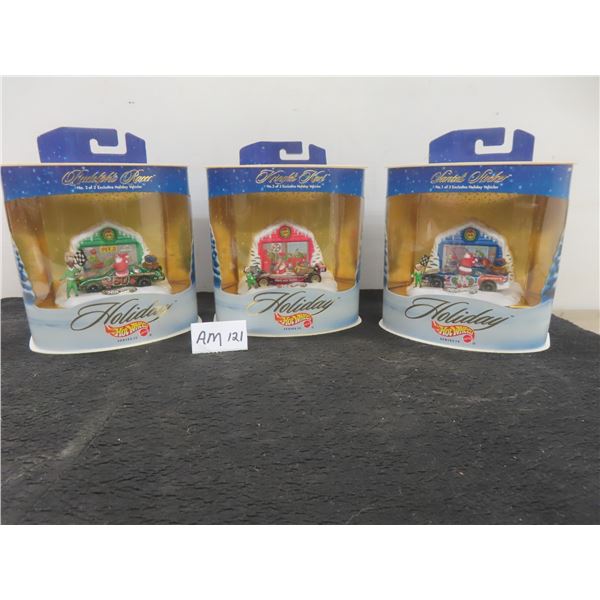 Three Hot Wheels Holiday Collection Series 4 From 1998