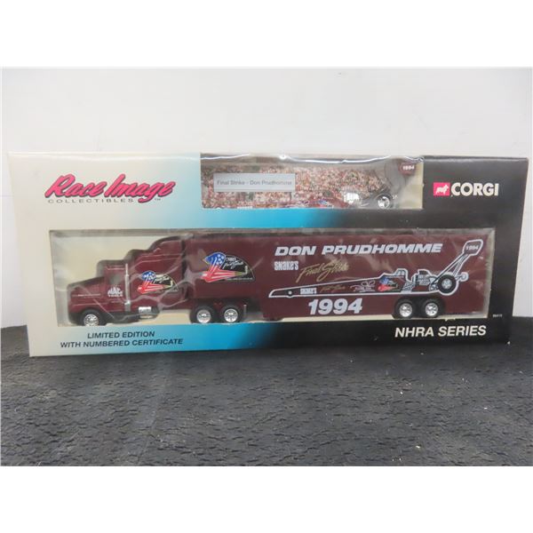 Corgi Race Image Collectible Don Prudhomme 1/64 Scale Limited Edition with Certificate