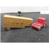 Image 12 : Three Die-Cast Truck Trailers: Two Lesney and One Unknown, Largest 1 3/4" x 6" x 1"