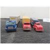 Image 2 : Three Die-Cast Truck Trailers: Two Lesney and One Unknown, Largest 1 3/4" x 6" x 1"