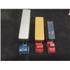 Image 3 : Three Die-Cast Truck Trailers: Two Lesney and One Unknown, Largest 1 3/4" x 6" x 1"