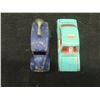 Image 3 : Dinky Toys #492 Loudspeaker Van (1954), 2" x 3 1/4" x 1 1/2", and Ford Escort Police Car, 1 1/2" x