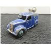 Image 7 : Dinky Toys #492 Loudspeaker Van (1954), 2" x 3 1/4" x 1 1/2", and Ford Escort Police Car, 1 1/2" x