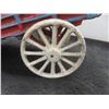 Image 5 : Cast Iron Horse-Drawn Wagon (No Horses), 3 1/2" x 9" x 3 1/2"
