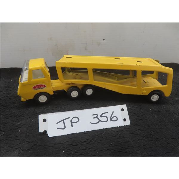 Tonka Semi and Car Carrier, 2 1/4" x 9" x 2 1/4"