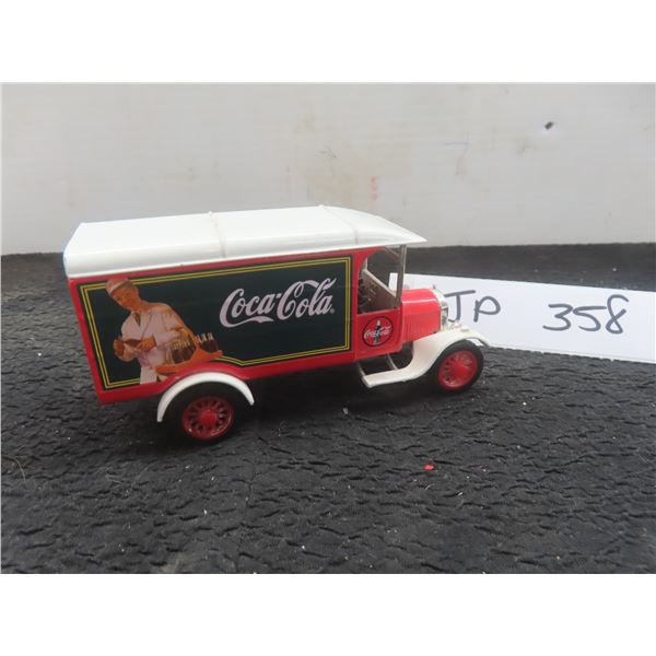 Matchbox Coca-Cola 1926 Ford TT Van, 2 1/4" x 4 1/2" x 1 5/8"