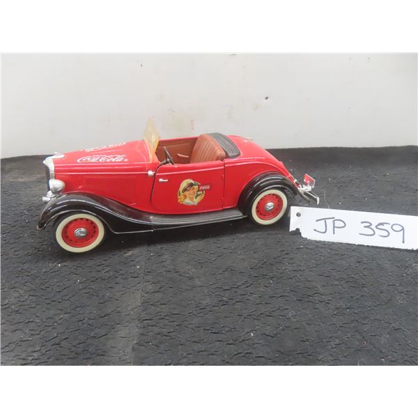 Coca-Cola 1935 Ford V8 Roadster, 3 1/4" x 9" x 3 1/2"
