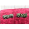 Image 1 : Two Dinky Austin Champ Jeeps, 3" Long Each