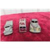Image 5 : 1940s London Toy Car, Missing 1 Axel and Tires, 1 Dublo Denry Toy Truck, 1 Lesney Refuse Collector