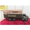 Image 1 : Lumar US Army Truck with Canvas Top - 19" Long, 6" Wide, 9" High