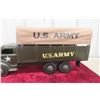 Image 8 : Lumar US Army Truck with Canvas Top - 19" Long, 6" Wide, 9" High