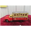 Image 1 : United Van Lines Truck, 1950s Style, 10" × 3.5" × 5"